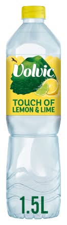 Volvic Lemon & Lime, Natural Water (1.5L)