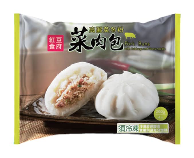 紅豆食府菜肉包-冷凍 | 260 g * 4 入 #15022511