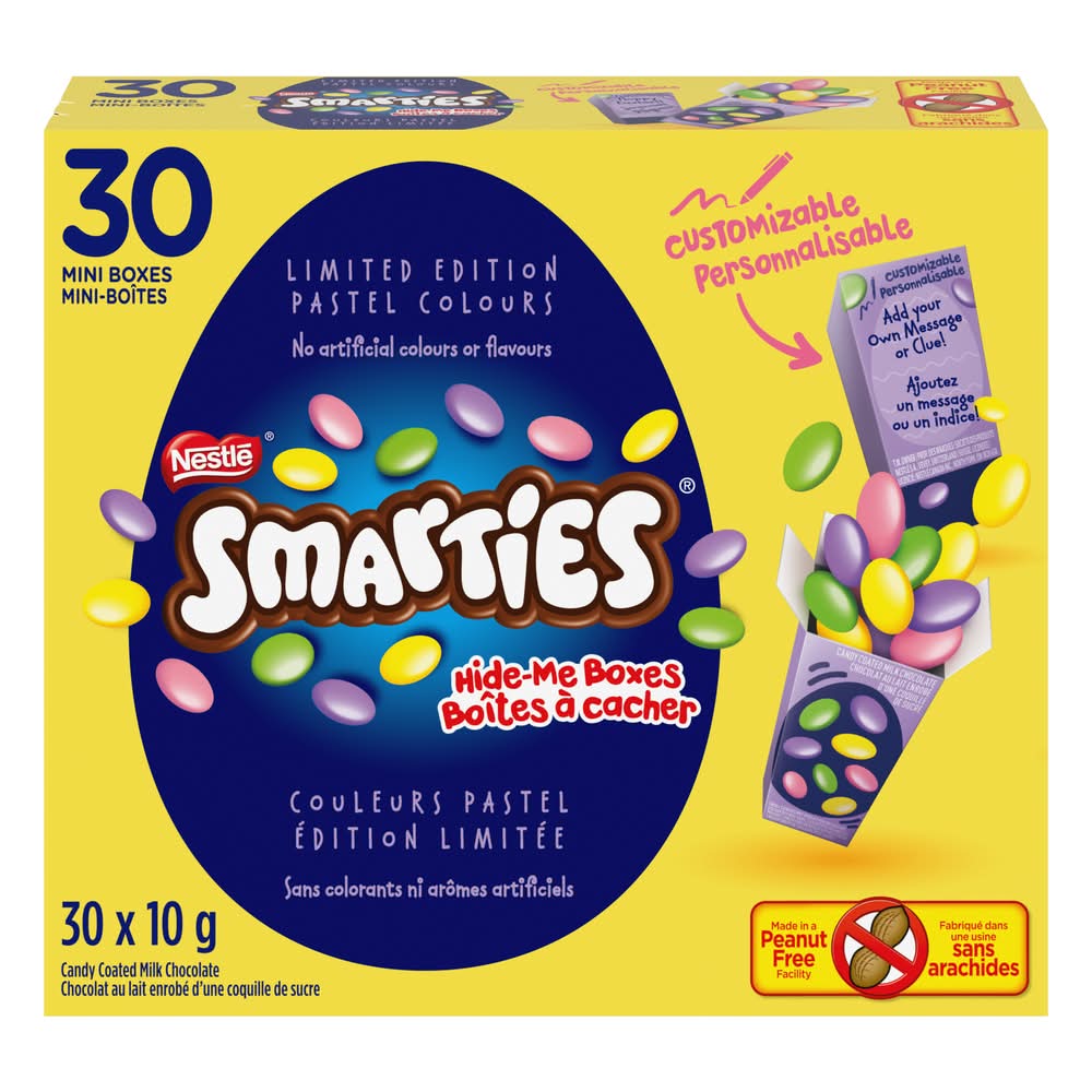 Smarties Minis Candy Coated Chocolates (30 x 10 g)