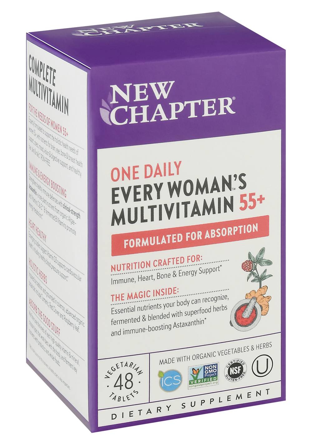 New Chapter Every Woman's One Daily 55+ Multivitamin Tablets (48 ct)