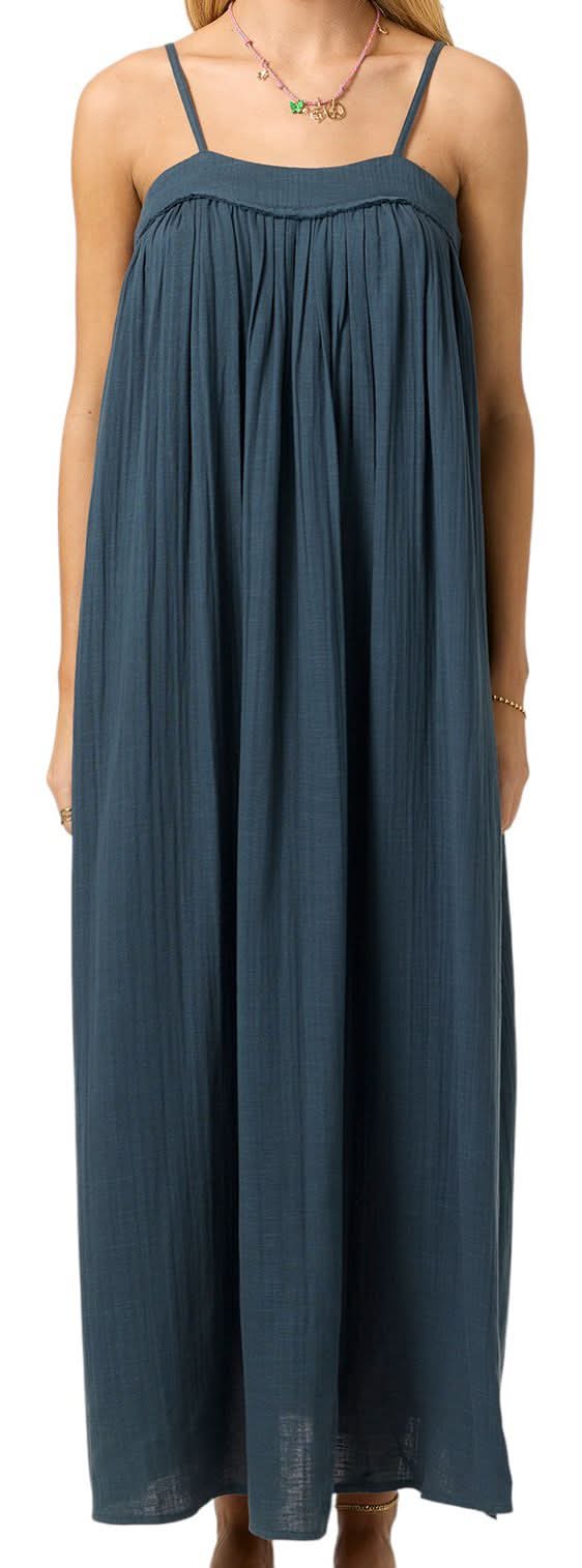 O'Neill Women's Saltwater Essentials SAI Maxi Coverup Dress (Slate, M) |  Postmates