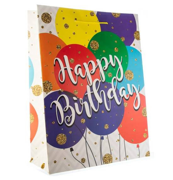 Granmark bolsa para regalo diseño cumpleaños (1 pieza)