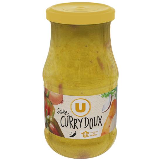 Produit U - Sauce curry doux