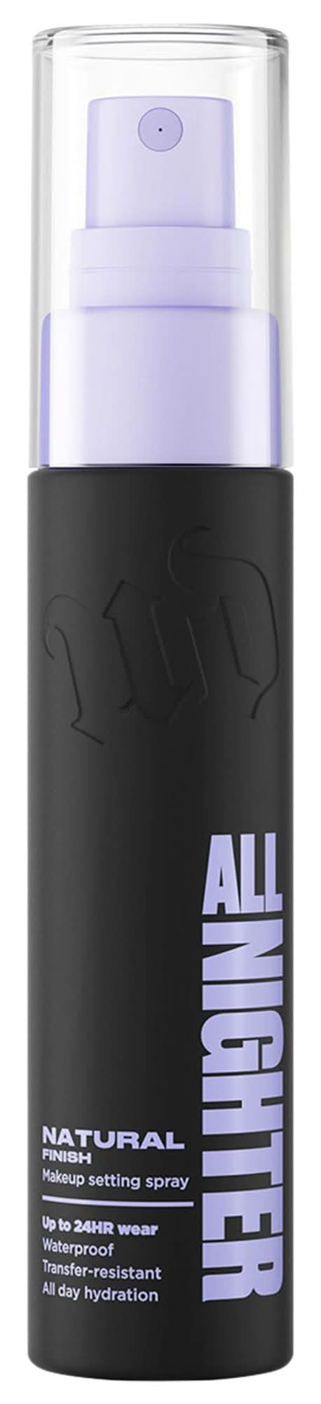 Urban Decay Mini All Nighter Waterproof Natural Finish Setting Spray with 24HR Wear 1.0 oz/30 mL