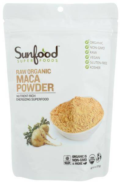 Sunfood Superfoods Raw Organic Maca Powder (8 oz)