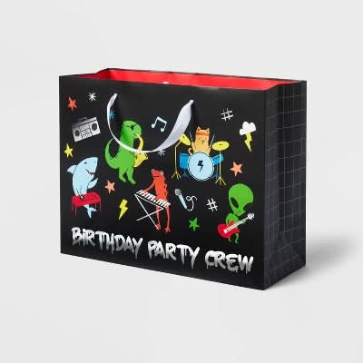 Spritz Birthday Vogue Rock Band Gift Bag