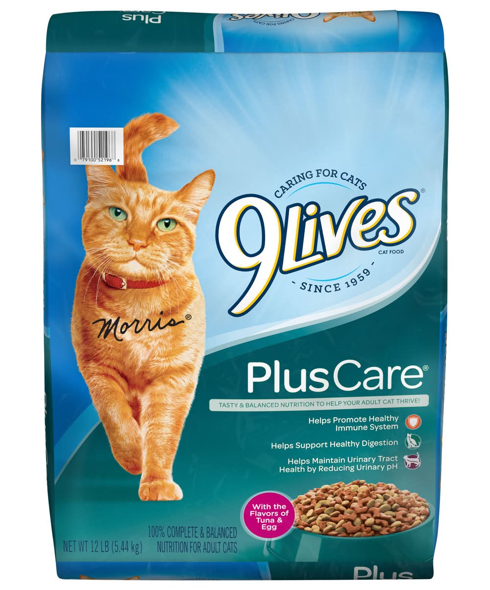 9Lives Plus Care Cat Food (12 lbs)