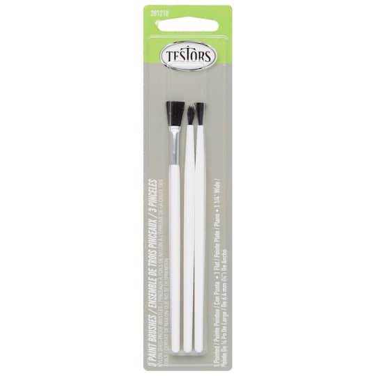 Testors Economy Brushes 3 Pack