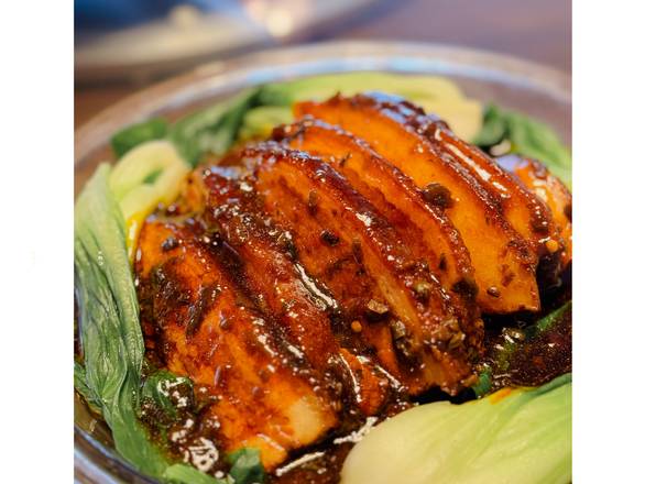 #Braised Sliced Pork Belly W Preserved Mustard Veg (老北京扣肉）