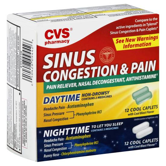 Cvs Pharmacy Sinus Congestion & Pain