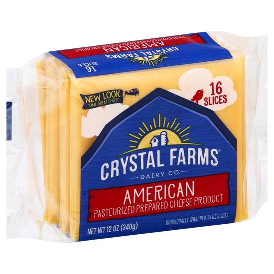 Crystal Farms American Cheese (16 ct)