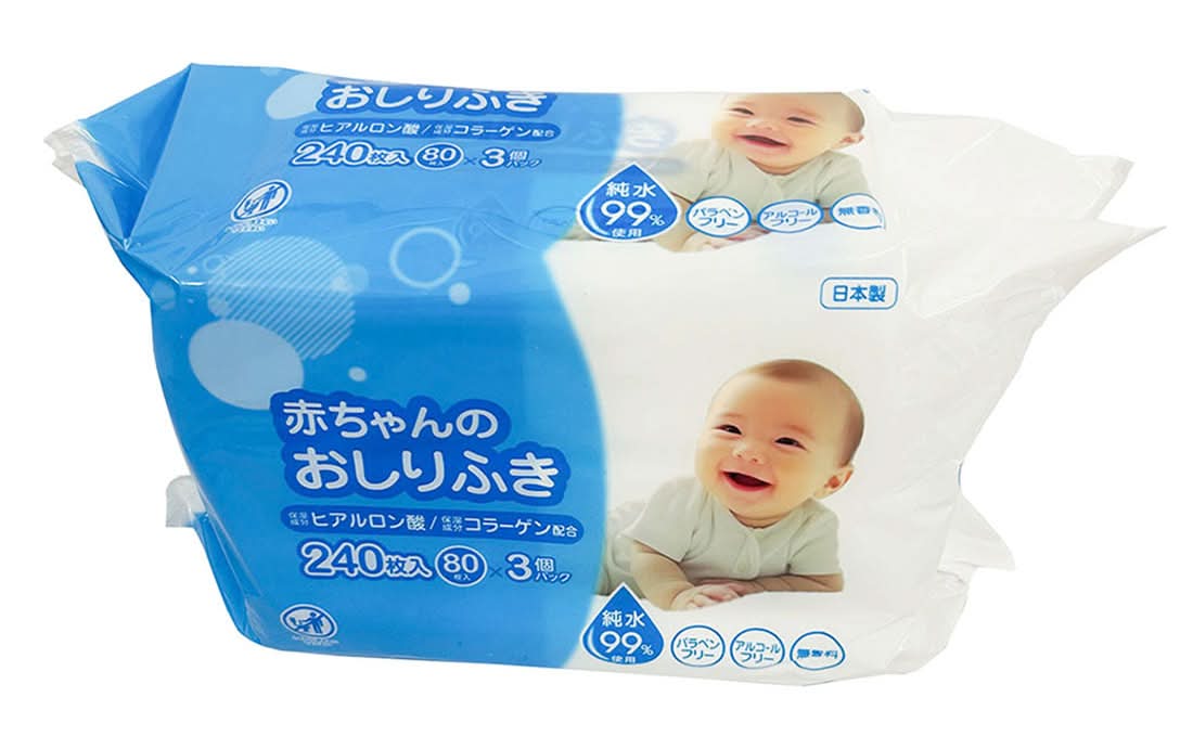 赤ちゃんのおしりふき_