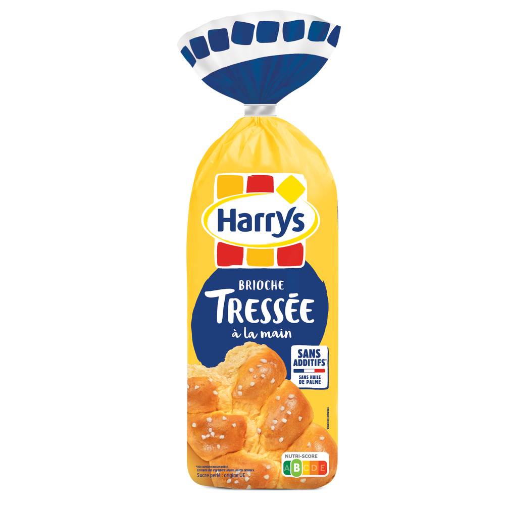 Harrys - Brioche tressée nature aux sucres perle sans additifs