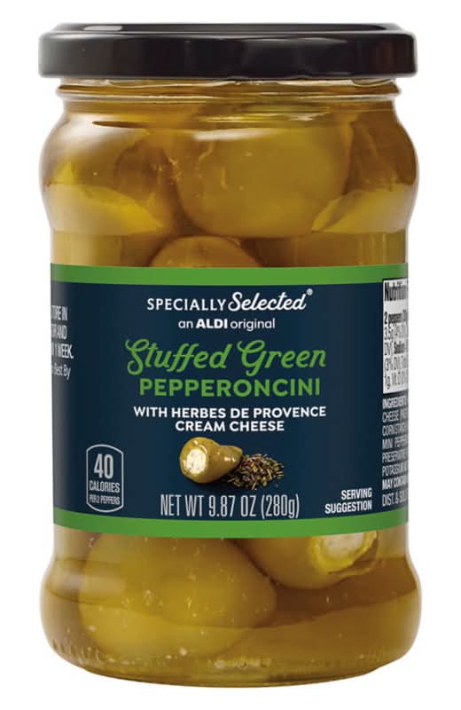 Specially Selected Mini Pepperoncini Stuffed With Herb Cream Cheese (9.87 oz)