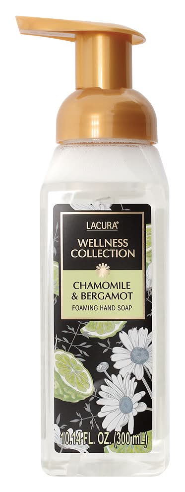 Lacura Wellness Collection Foaming Hand Soap, Chamomile & Bergamot (10.14 fl oz)