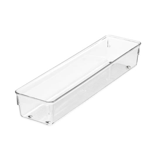 iDesign Plastic Drawer Organizer, Clear