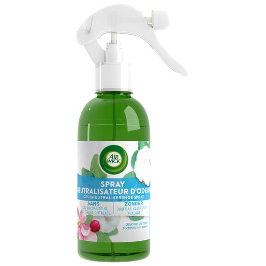 Air Wick - Spray neutralisateur d'odeur coton (237 ml)
