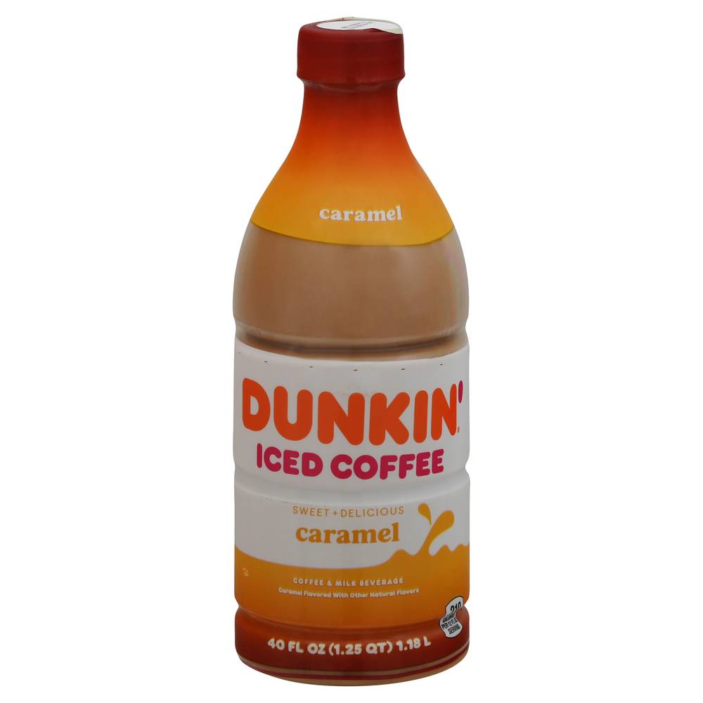 Dunkin' Caramel Iced Coffee & Milk Beverage (40 fl oz)