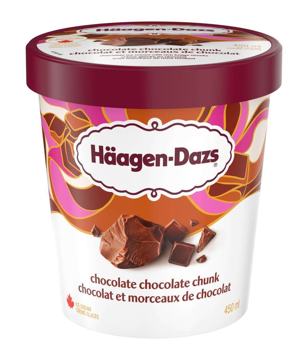 Häagen-Dazs Morceaux Chunks Ice Cream, Chocolate (450 ml)