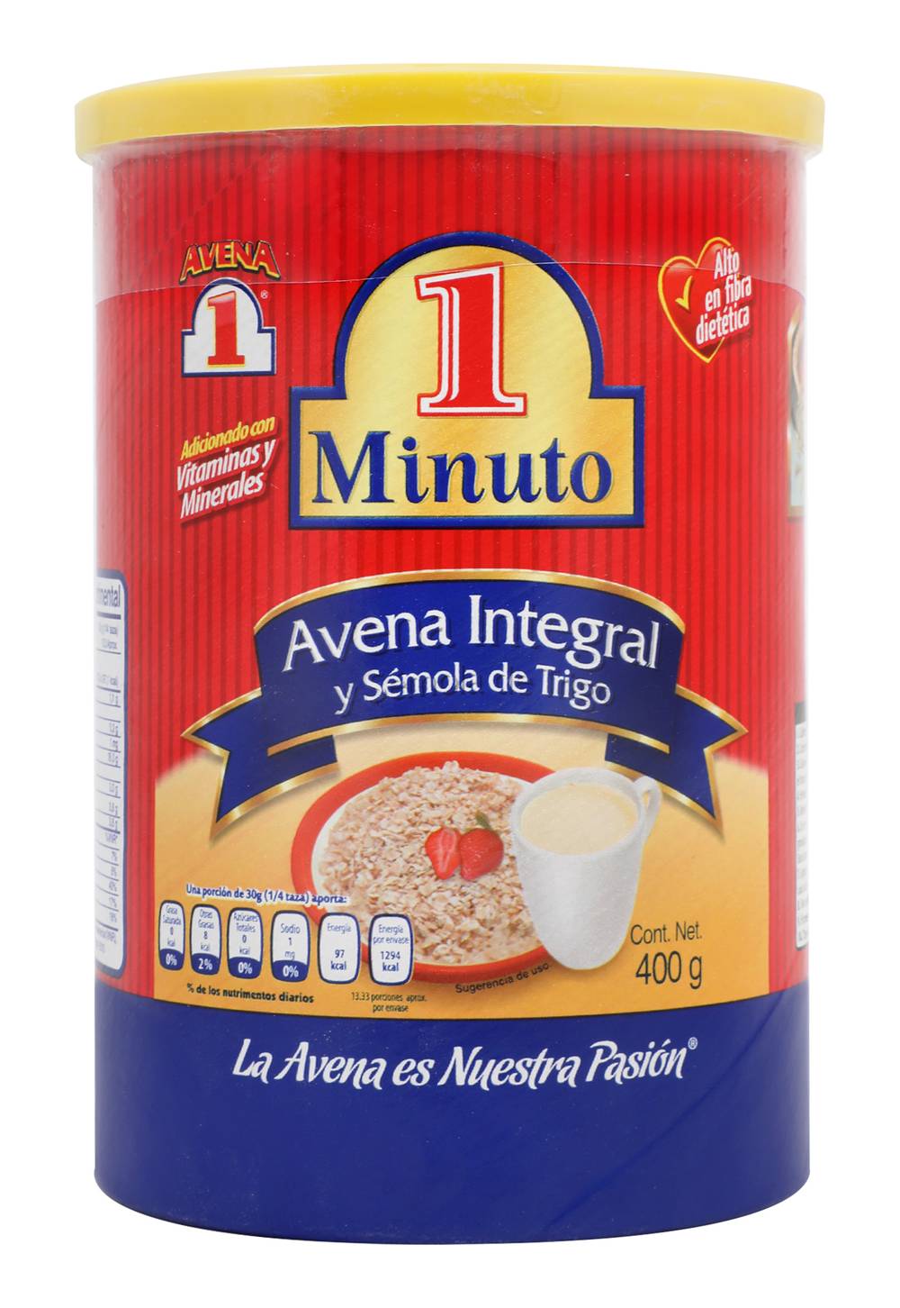 N1 · Avena integral y sémola de trigo (400 g)