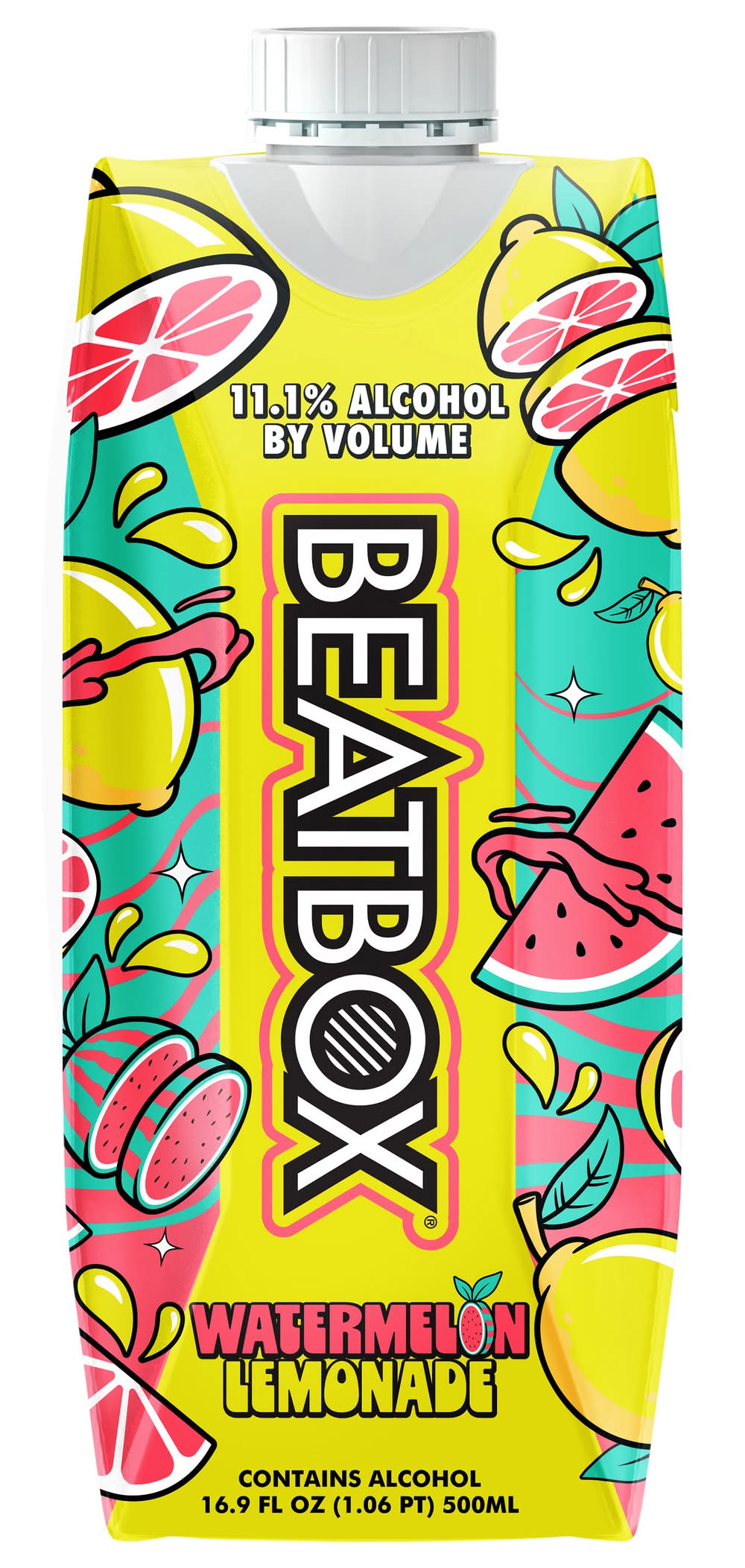BeatBox Wine-Based Lemonade, Watermelon (500 ml)