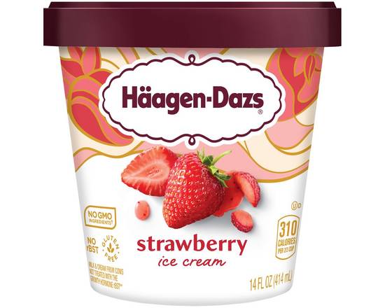 Order Haagen-Dazs Strawberry Pint food online from Chevron Extramile store, Everett on bringmethat.com