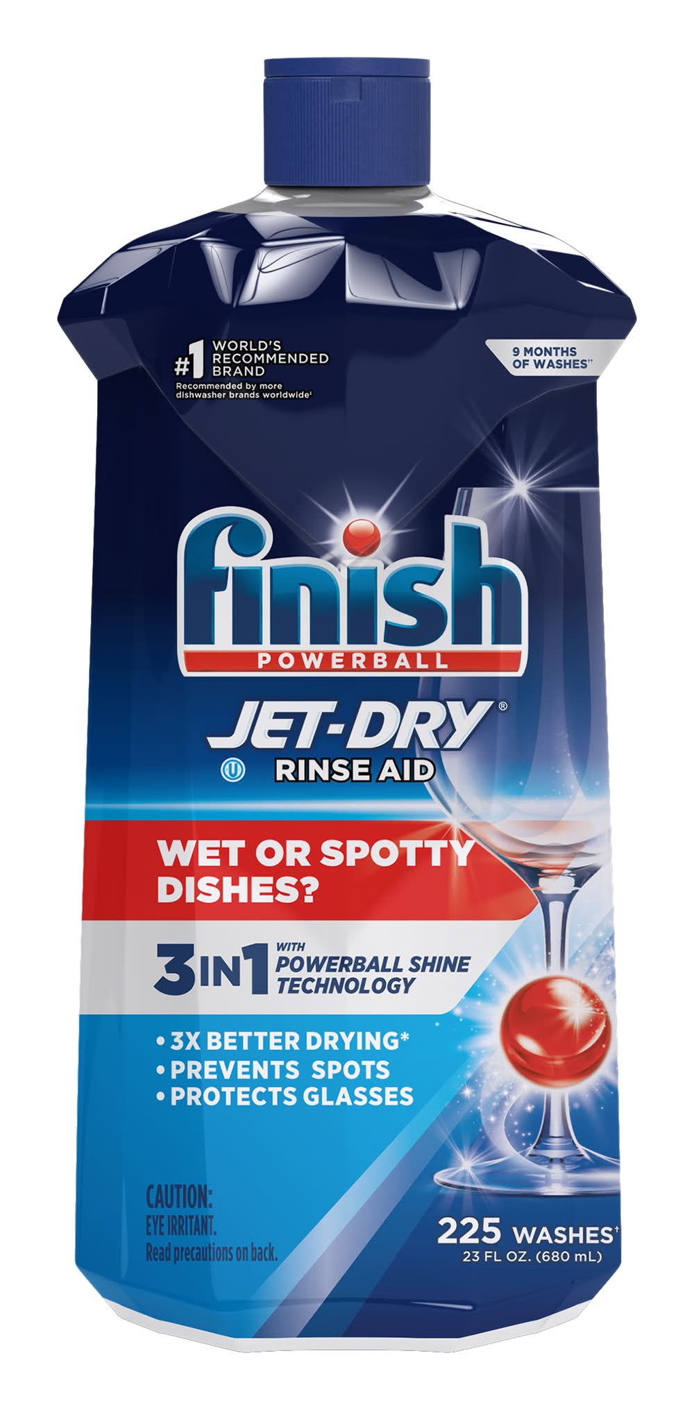 Finish Jet-Dry Rinse Aid, Dishwasher Rinse Agent and Drying Agent (23 oz)