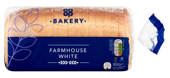 Co-op Bakery Farmhouse White Bread (800g)