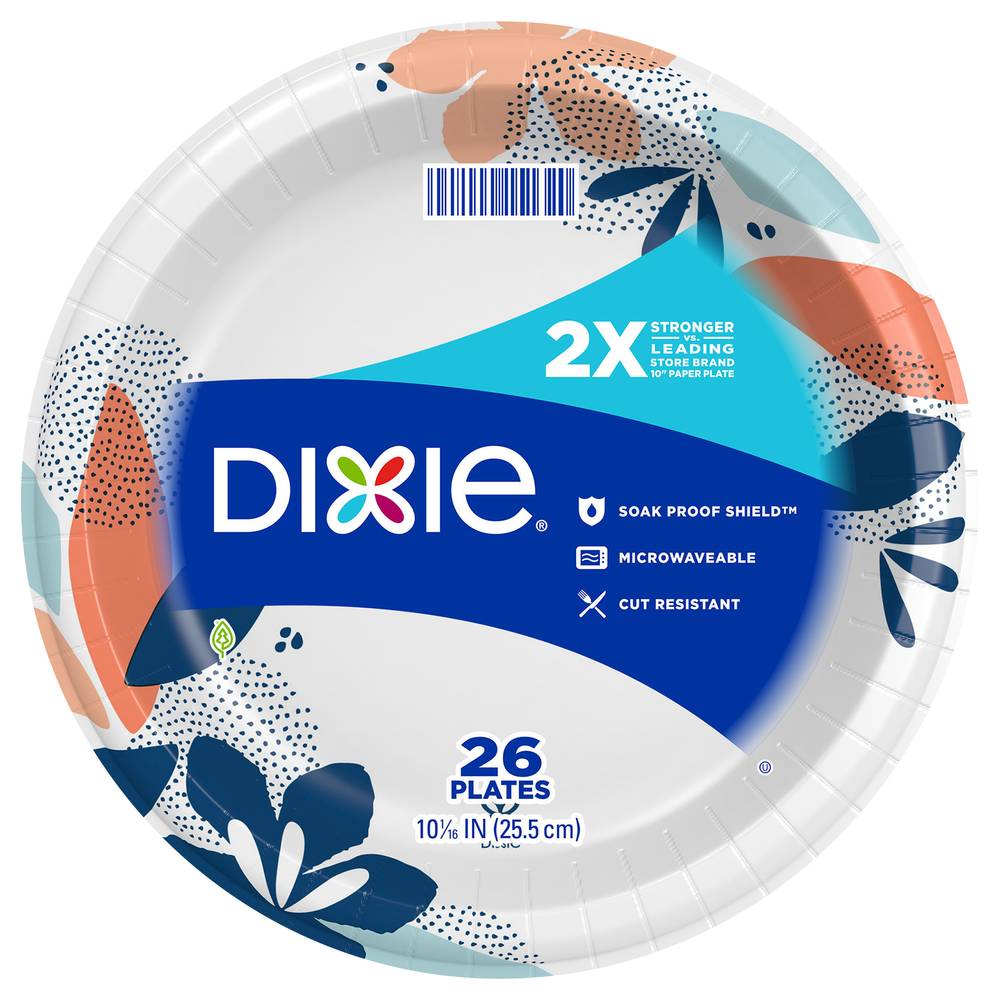 Dixie 10-1/16 Inch Plates (26 ct)