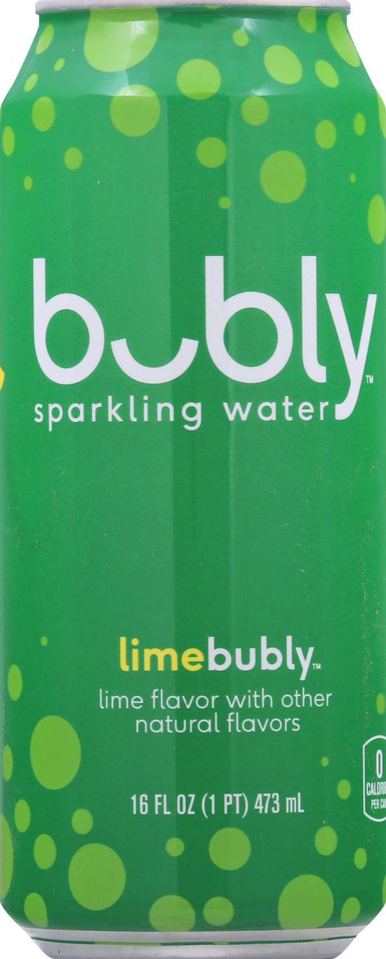 Bubly Natural Flavor Sparkling Water (16 fl oz) (lime)