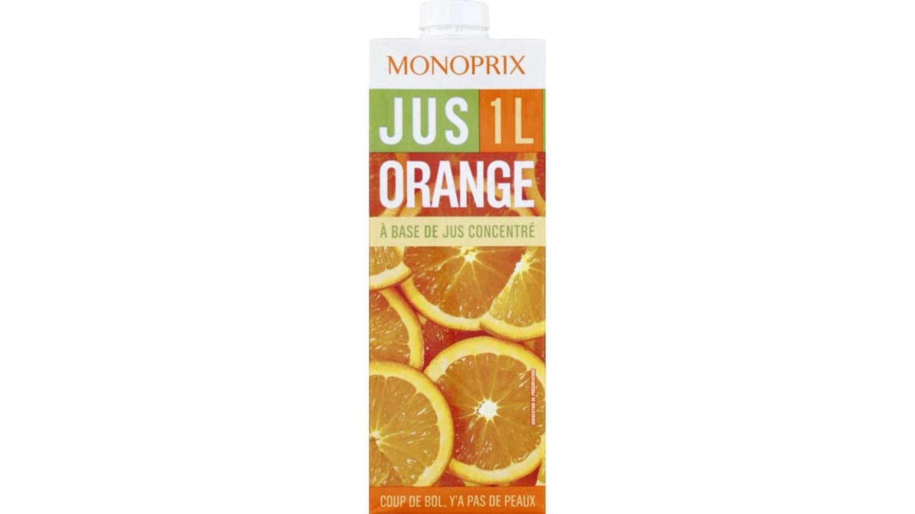 Monoprix - Jus à base de concentré (1 L)