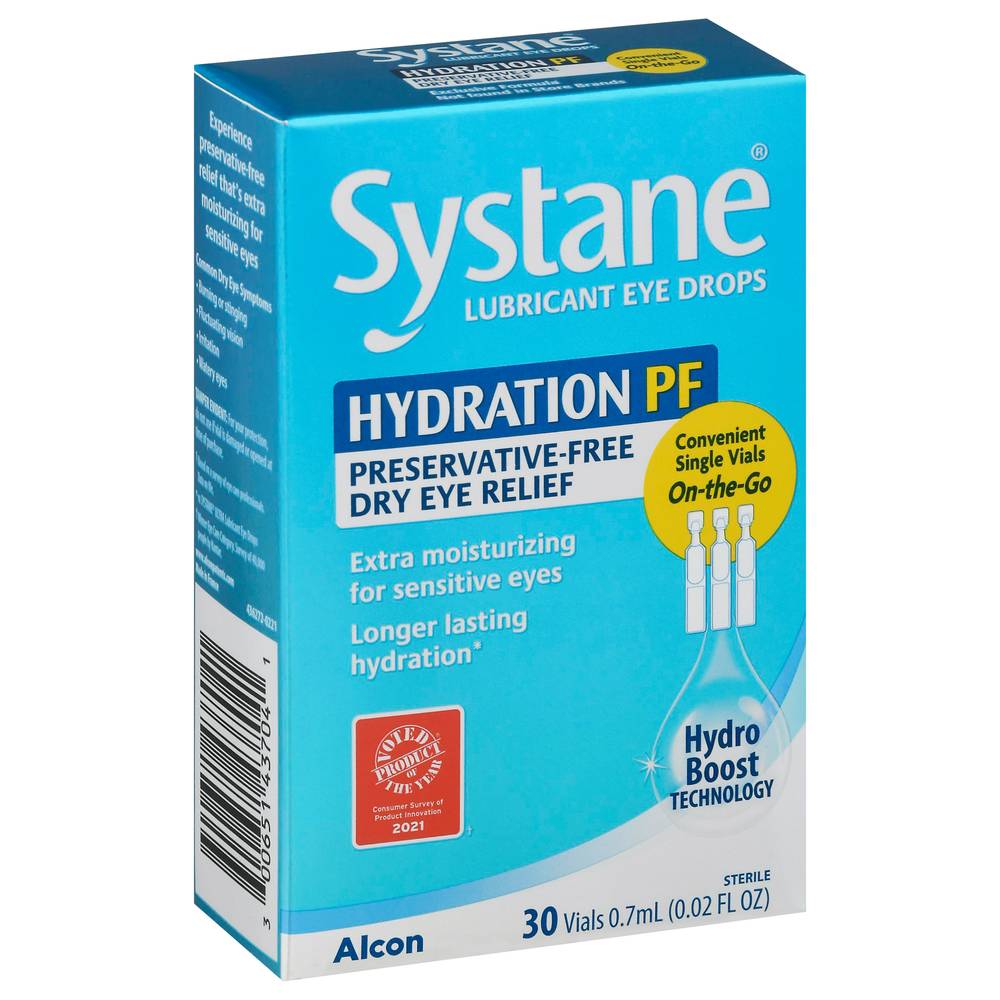 Systane Hydration Pf Lubricant Eye Drops (30 ct) (0.1 fl oz)