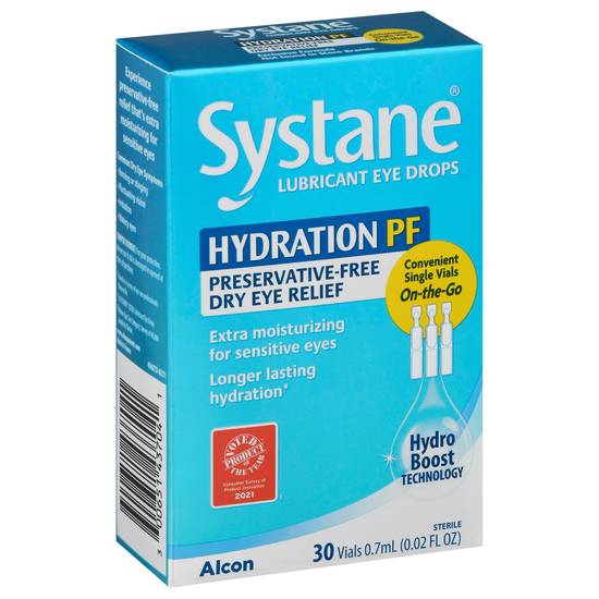 Systane Hydration Pf Lubricant Eye Drops (30 ct)