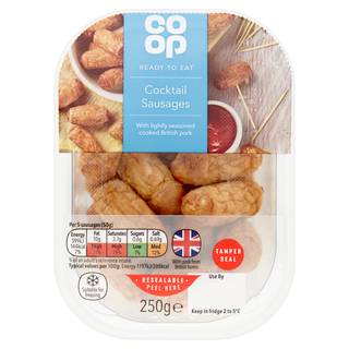 Co-op Cocktail Sausages 250g