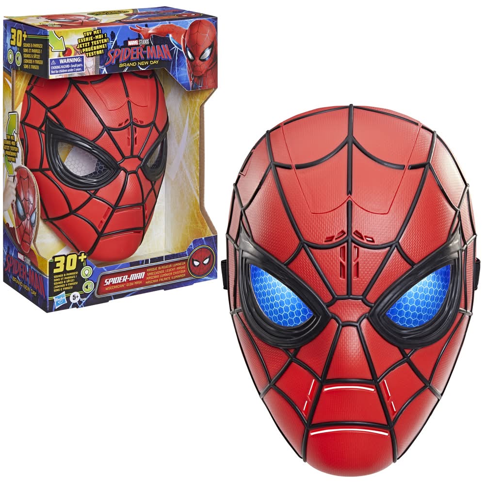 Spider-Man Wisecrackin Glow Mask, 5+ Years