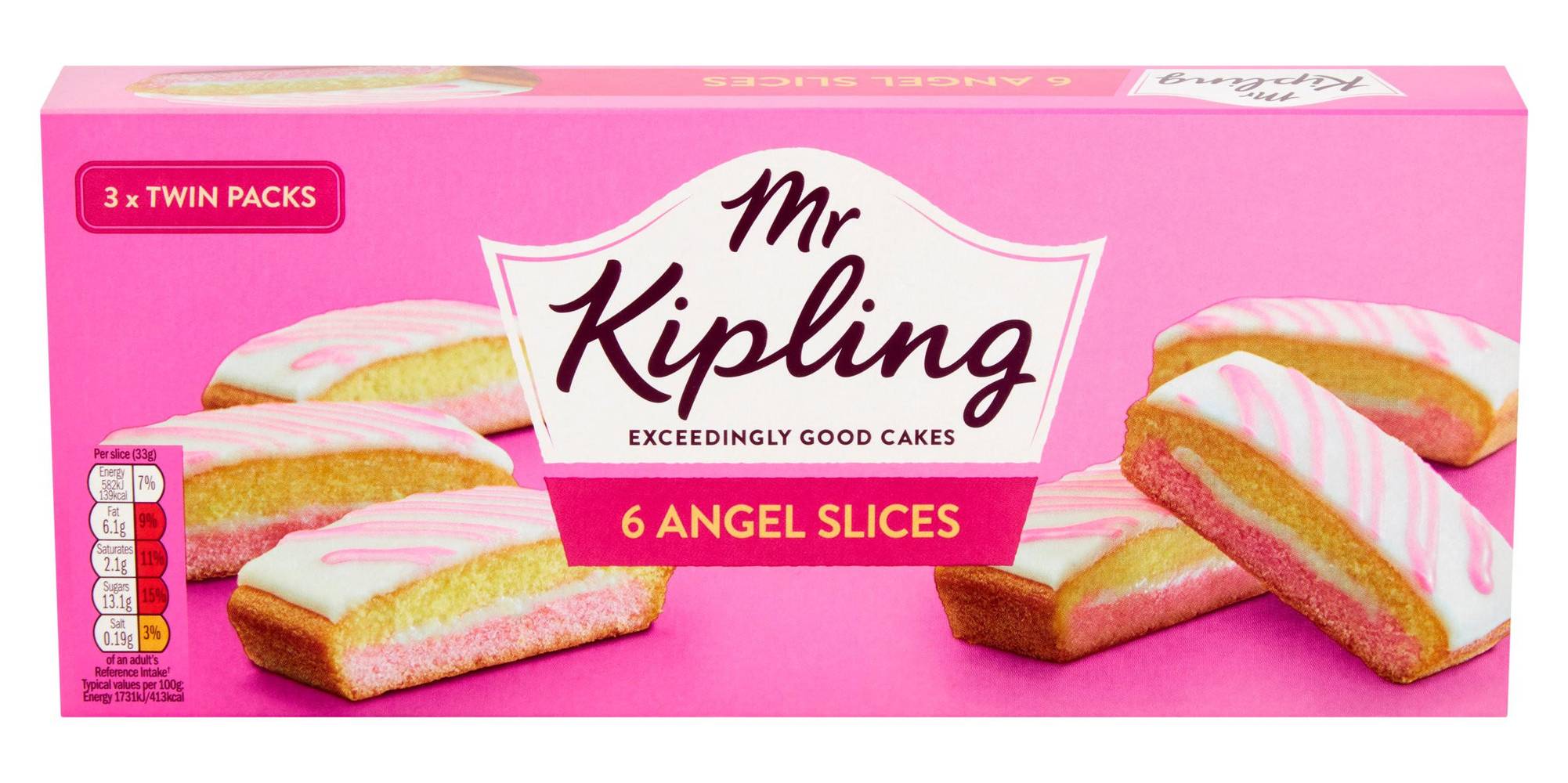 Mr Kipling Angel Slices 6 Pack