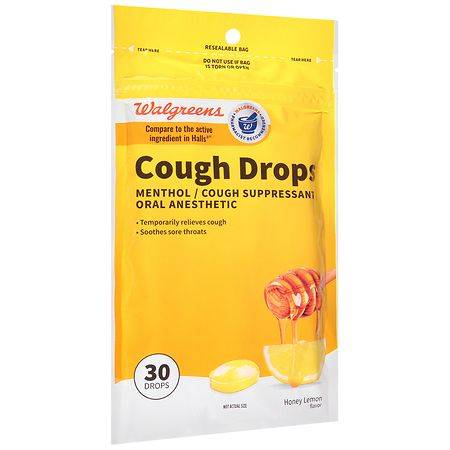 Walgreens Cough Drops Honey Lemon (2.38 lbs)