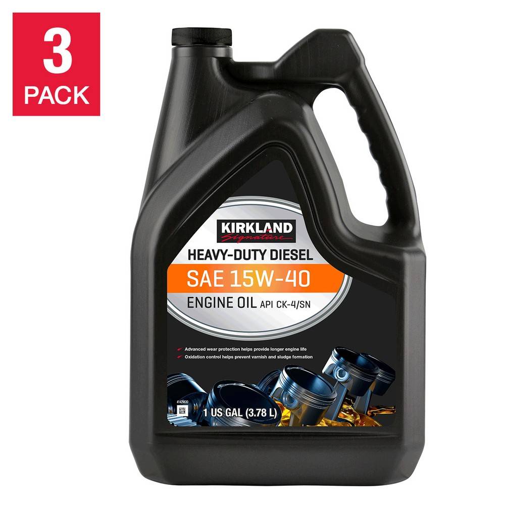 Kirkland Signature Heavy Duty Diesel 15w-40 Motor Oil (3 ct)