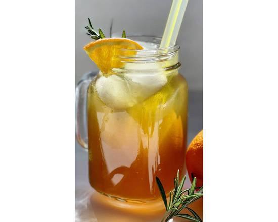 Orange Rosemary Fruit  Iced Tea