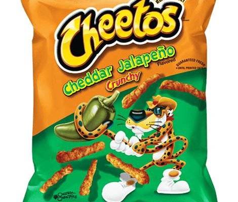 Cheetos Crunchy Snacks, Cheddar Jalapeño (64 x 2 oz)