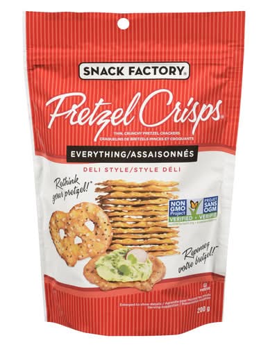 The Snack Factory Pretzel Crisps Everything 200 G