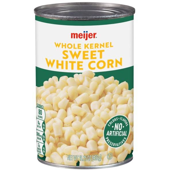 Meijer Whole Canned Kernel White Sweet Corn