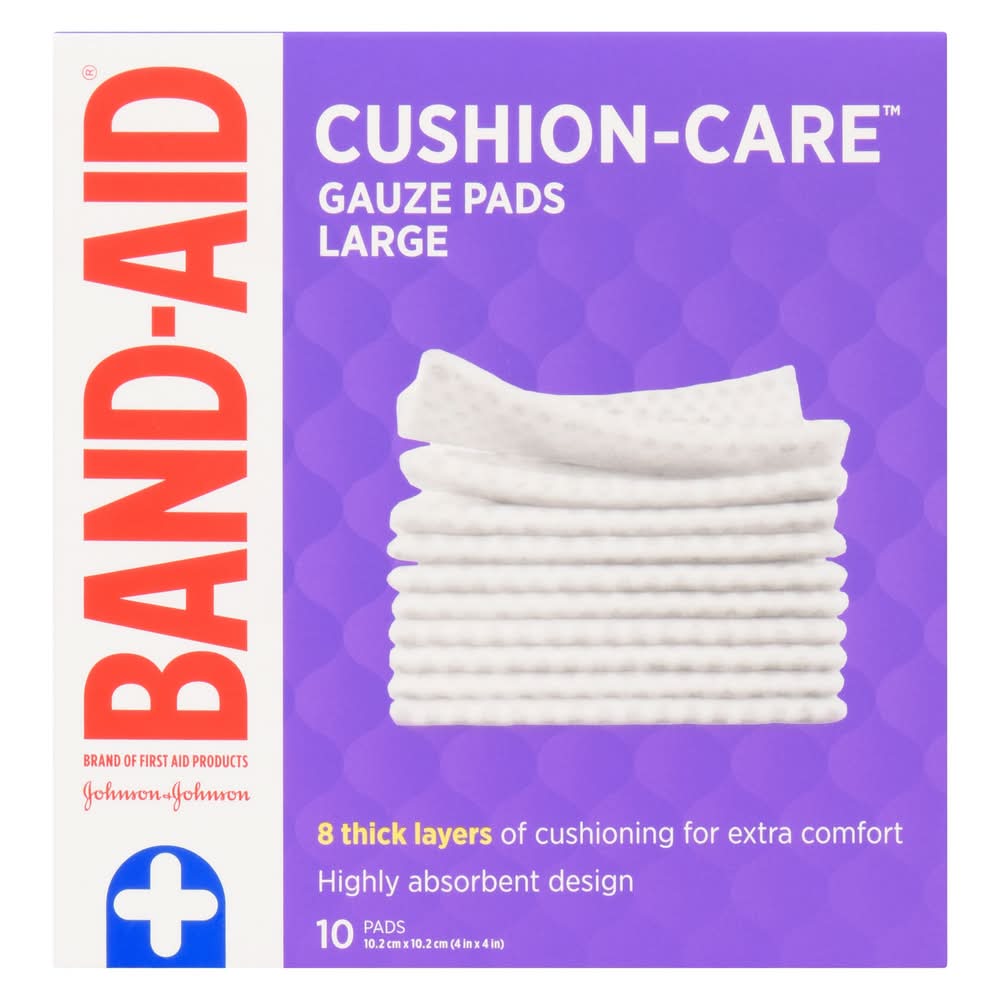 Band-Aid Gauze Pads, Large (270 g)