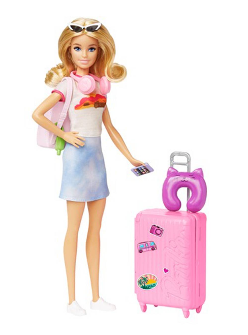 Barbie muñeca viajera malibú (1 set)