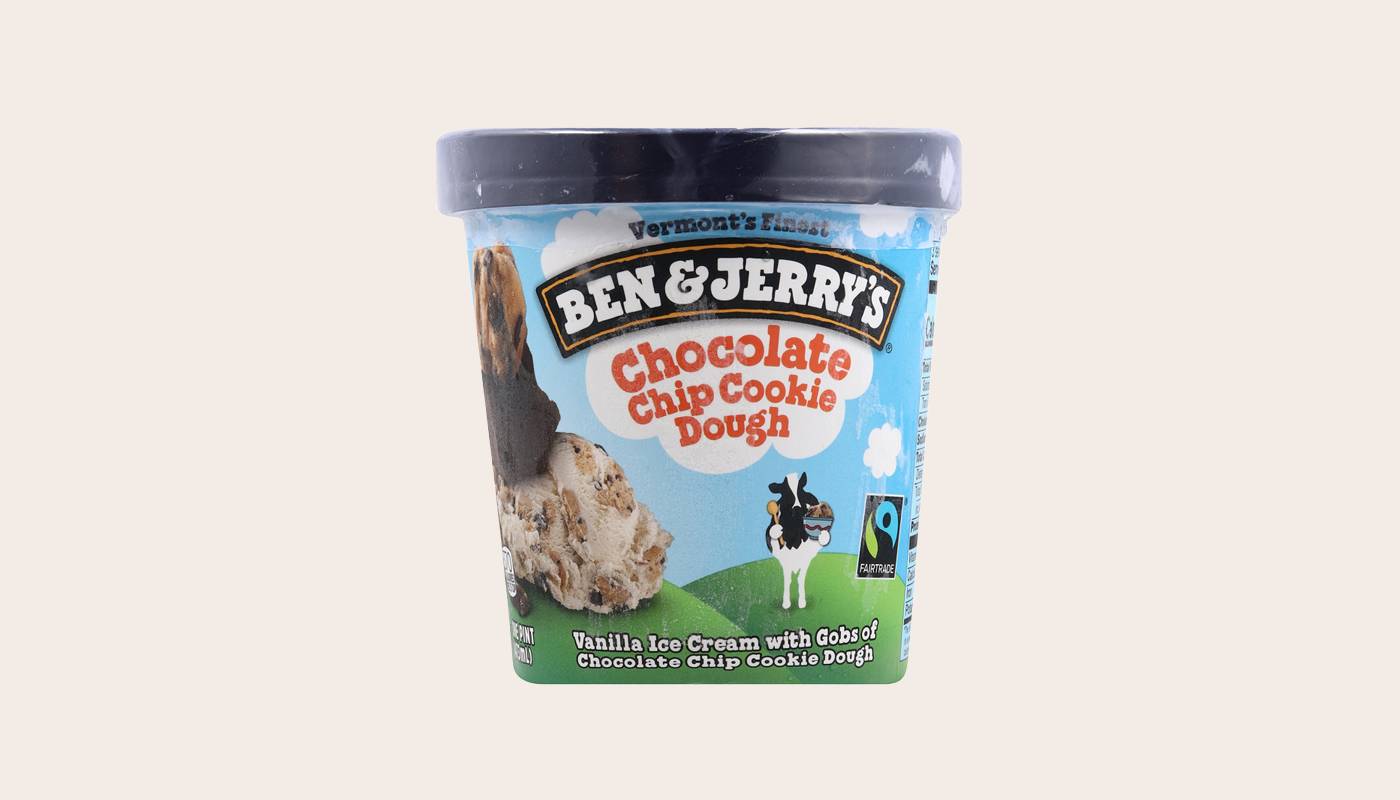 B&J Chocolate Chip Cookie Dough Ice Cream Pint