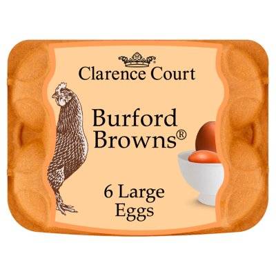 Clarence Court Mabel Pearmans's Burford Browns Large Free Range Eggs ( 6 ct)