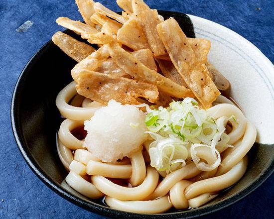 さぬき ごぼう天冷やしうどん Sanuki Chilled Udon Noodles with Burdock Tempura
