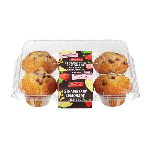 Irresistibles Strawberry Lemonade Muffins (600 g)