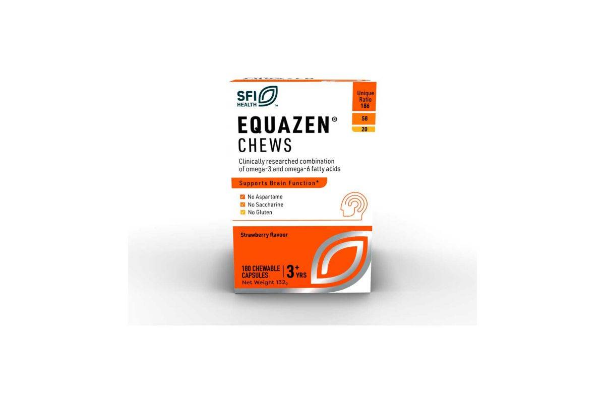 Equazen Capsules - Omega 3 & Omega 6 Supplement - 180 Strawberry Flavoured Chews