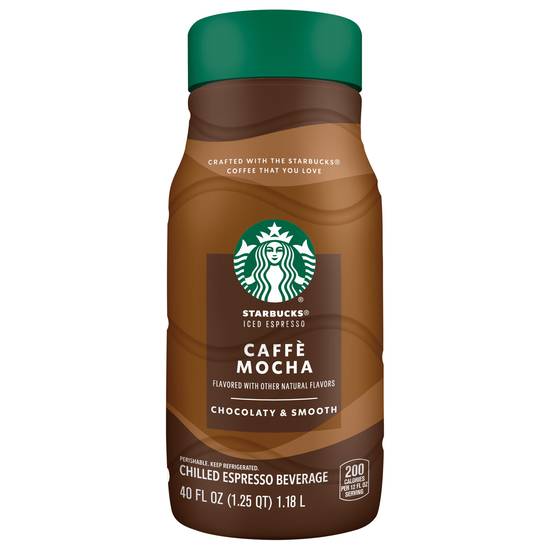 Starbucks Caffé Mocha Choclate & Smooth Chilled Espresso Beverage (40 fl oz)